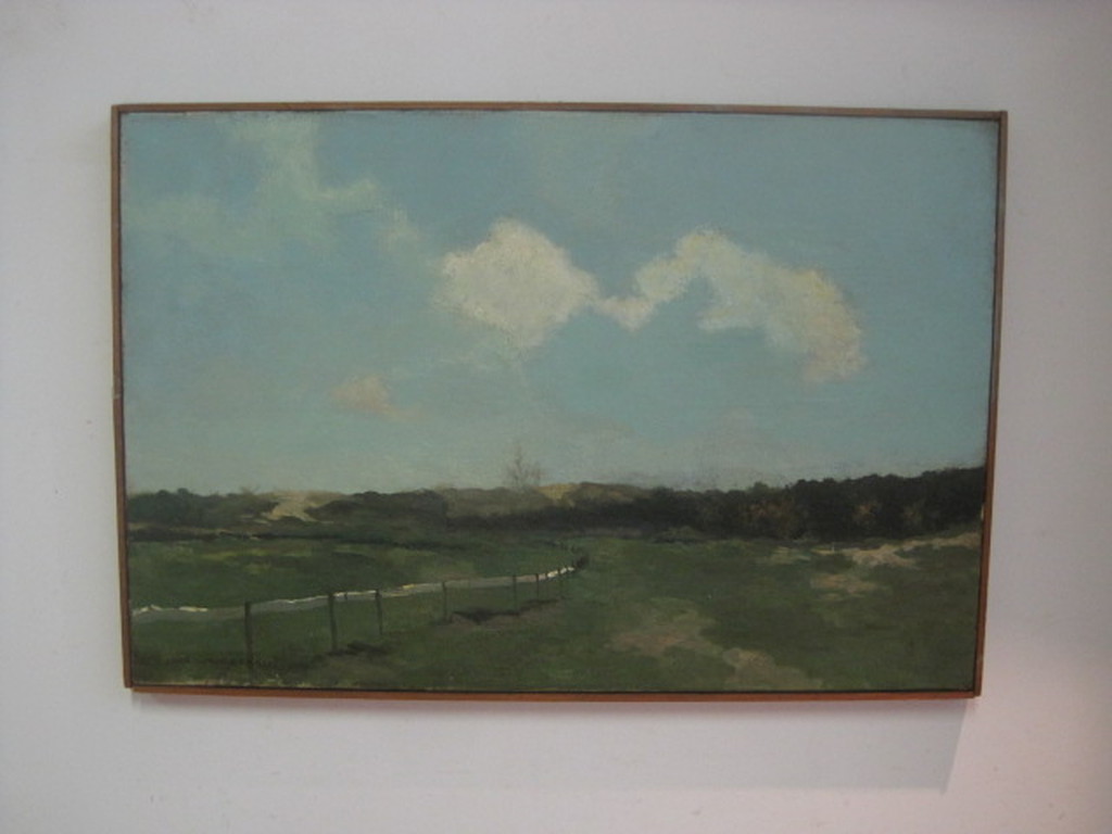 LWR Wenckebach 1860-1937 "Kennemerduinen" olieverf ca. 1900  verkocht voor € 380!