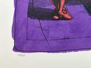 Jiri Kolar - Jirí Kolár - Cavalerie royale - gesigneerde lithografie - oplage 75 - 1986 kopen? Bied vanaf 95!