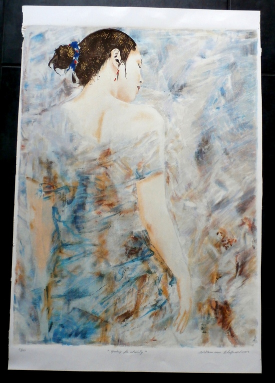 Willem van Scheijndel- kleurenlitho: Going for clarity - 2005 kopen? Bied vanaf 80!