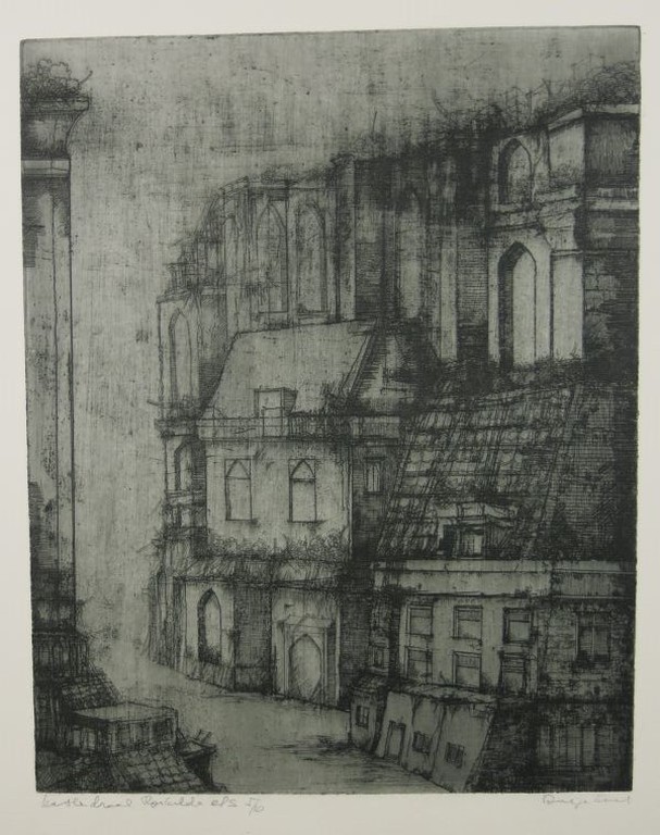 Dirkje Kuik: Ets, Kathedraal kopen? Bied vanaf 150!