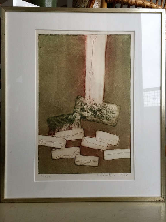 Jan Montyn, Kleurets, Zonder titel, Ingelijst kopen? Bied vanaf 99!