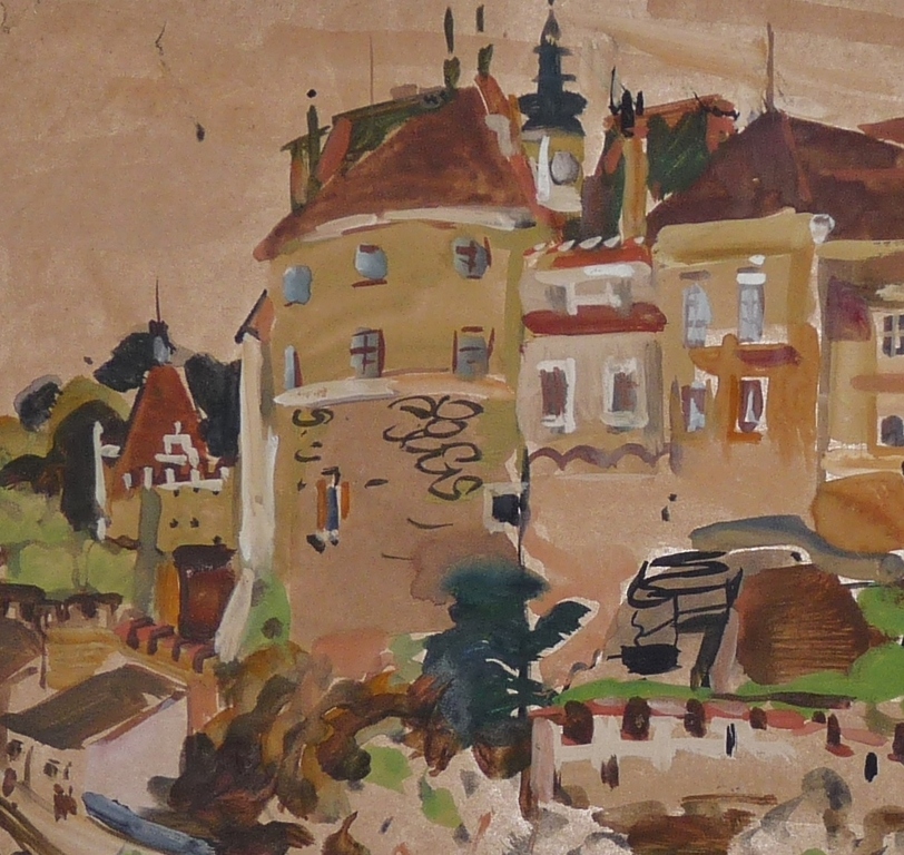 Jan Gerrit Jordens: Aquarel, Raabs 1936 kopen? Bied vanaf 300!