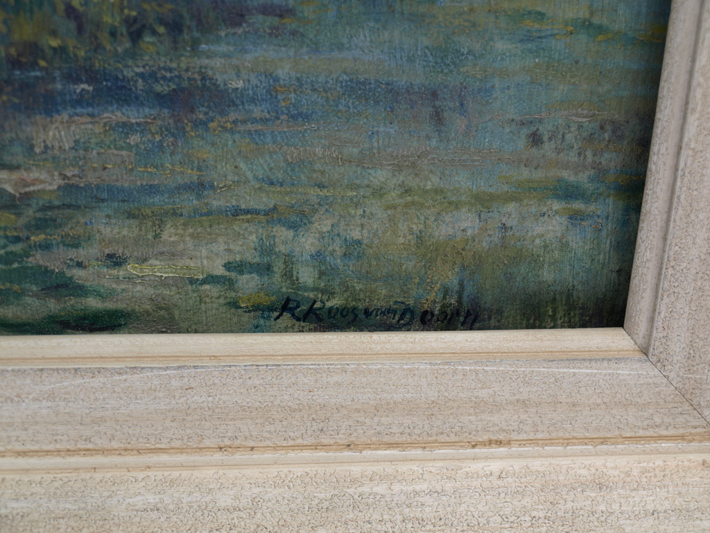 Onduidelijke signatuur : Olieverf op doek, Schapen – ca 1950  kopen? Bied vanaf 1!