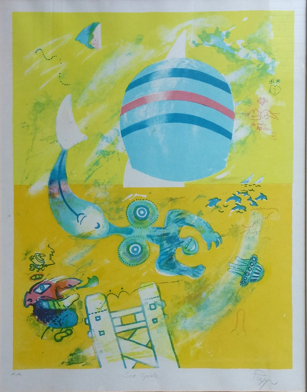 Gisbert Pupp - Gisbert Pupp: See Spiele - zeefdruk e.a. kopen? Bied vanaf 1!