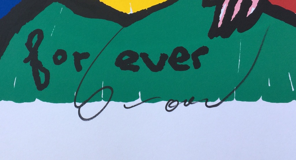 Herman Brood - Originele Kleurenzeefdruk: For Ever kopen? Bied vanaf 1!