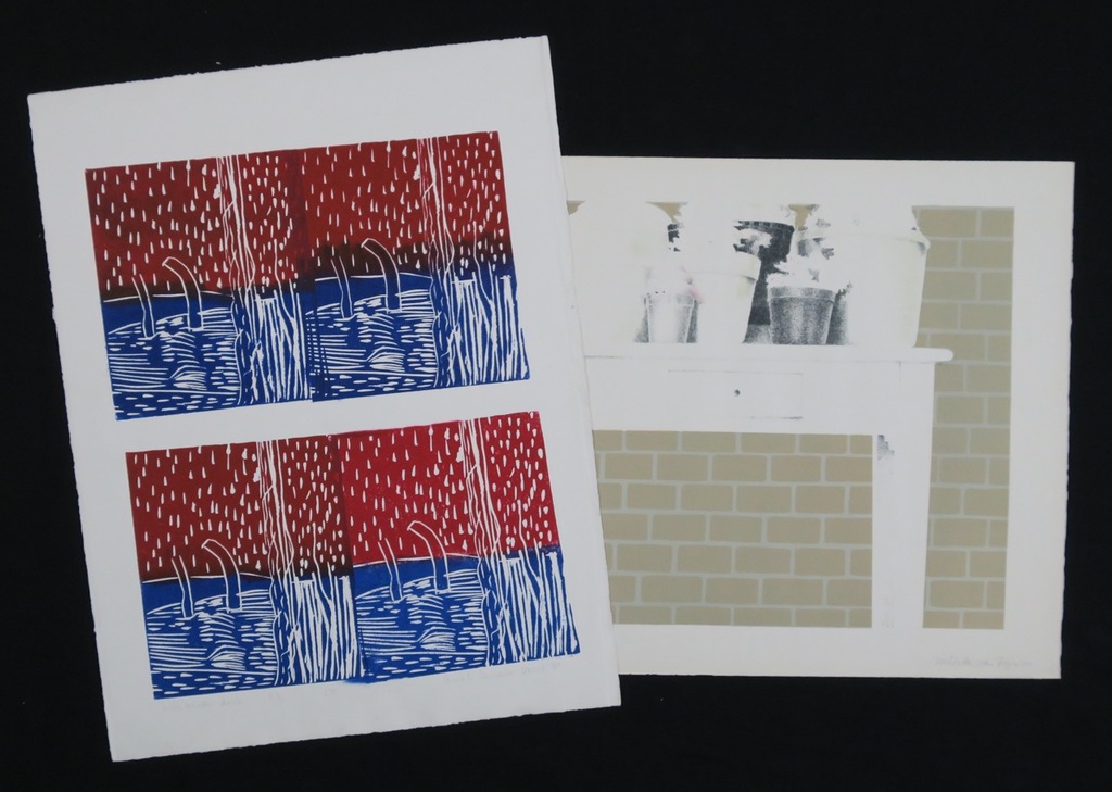 Lot met 2 grafische werken: Willeke van Tijn en onbekende kunstenaar kopen? Bied vanaf 1!