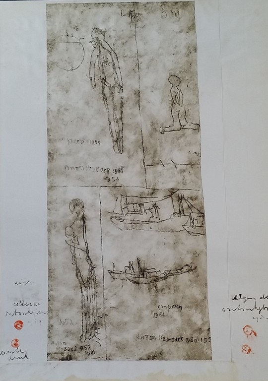 Anton Heyboer - Anton Heijboer - Ets uit collectie Heyboer verkocht voor € 850!