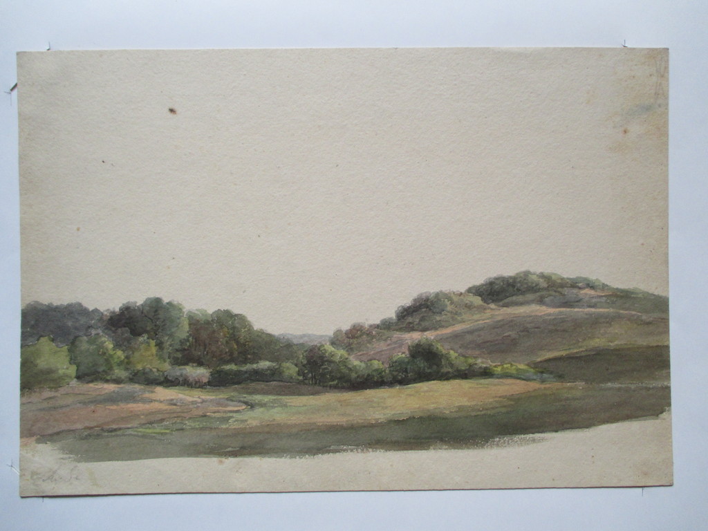 Onbekend, aquarel, duinlandschap kopen? Bied vanaf 25!