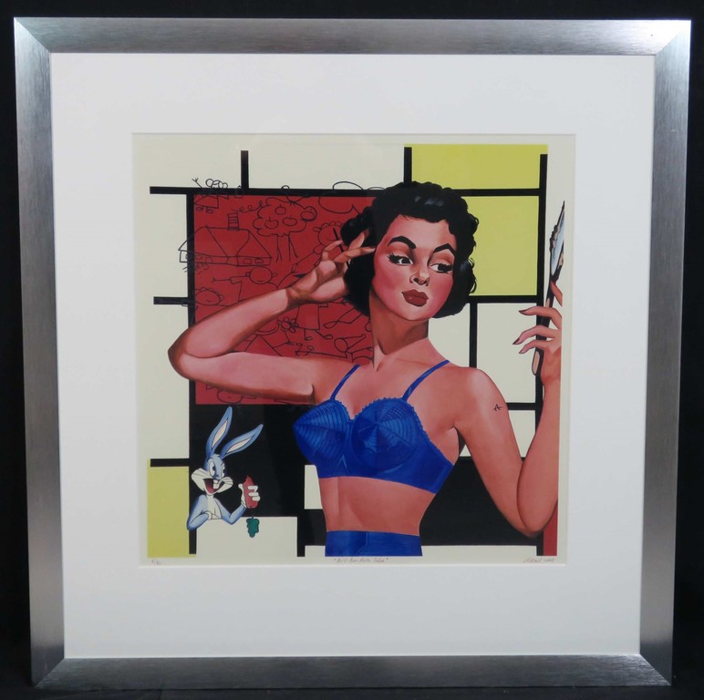 Alfred Degens: Lambdaprint, Art for Arts sake - Ingelijst verkocht voor € 63!
