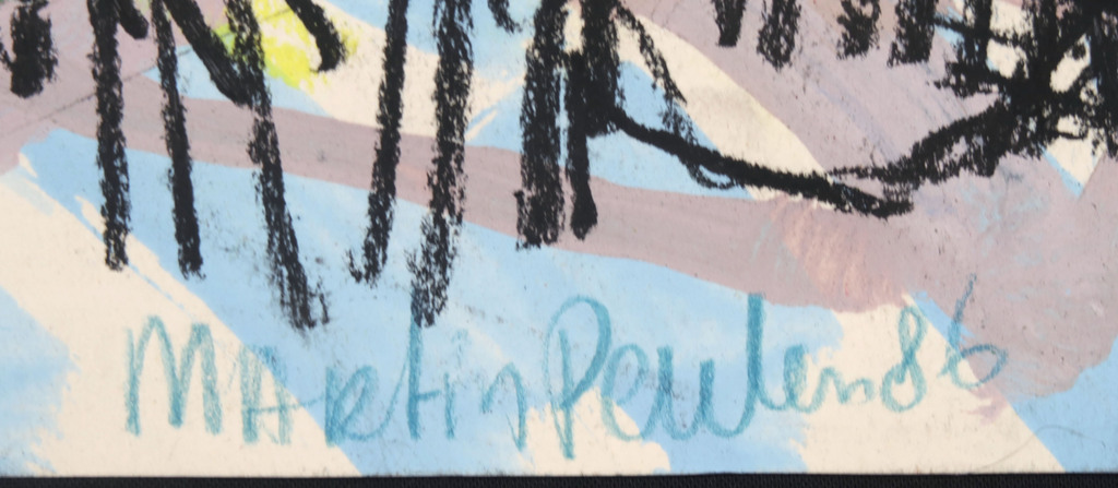 Martin Peulen: Gemengde techniek, Man en hoop kopen? Bied vanaf 50!