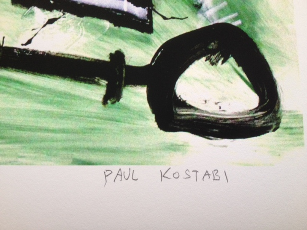Paul Kostabi, Giclee, genummerd en handtekening in potlood. kopen? Bied vanaf 1!
