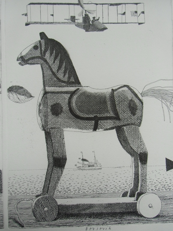 ZONDER TITEL /// ETS-AQUATINT VAN HERMAN BERSERIK kopen? Bied vanaf 80!
