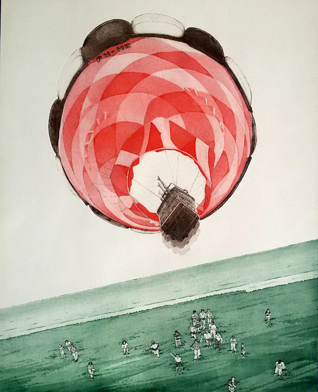 Leentje Linders - Double view, aquatint ets met reliëfdruk kopen? Bied vanaf 50!