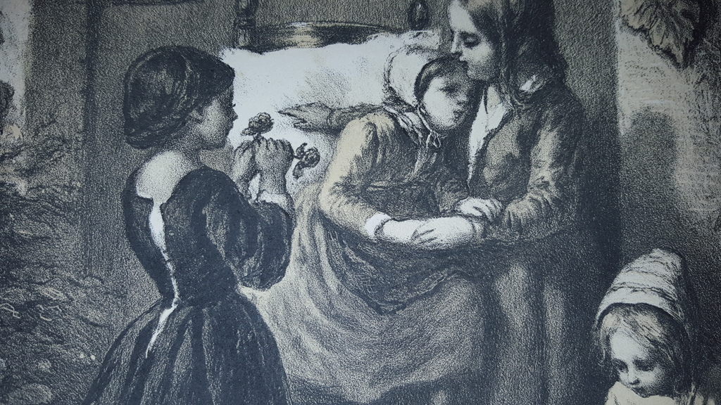 E. Verveer (1826-1900) - litho, gesigneerd in de plaat kopen? Bied vanaf 9!