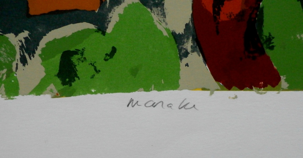 John Lie a fo - zeefdruk: Manake - 1989 kopen? Bied vanaf 45!