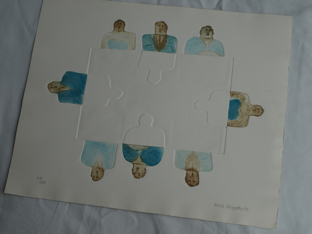 Karin Campfens : Ets, Aan tafel - 1982 kopen? Bied vanaf 20!