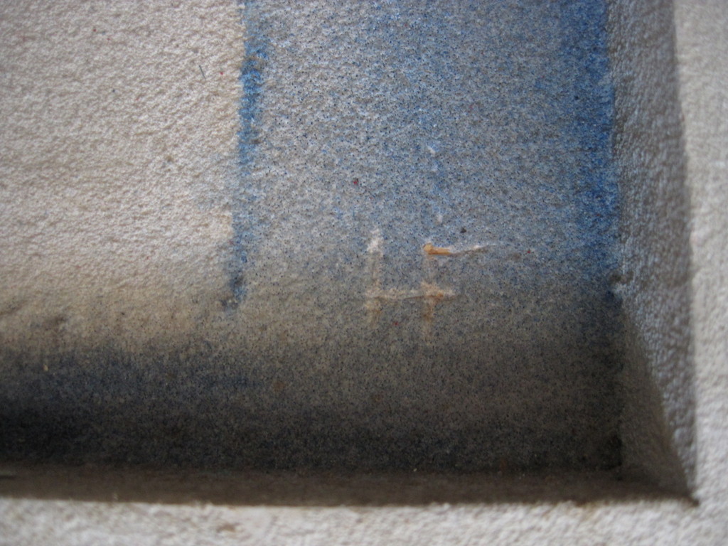 Bijzonder omstreeks 1960 geometrisch abstract materie schilderij gemonogrammeerd kopen? Bied vanaf 1!