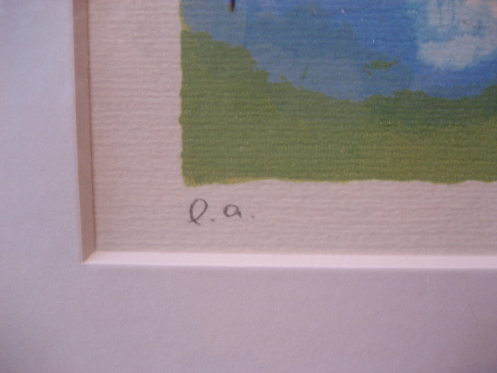 Tilly Wils: ingelijste zeefdruk 'Papaver' (handgesigneerd en genummerd) kopen? Bied vanaf 125!