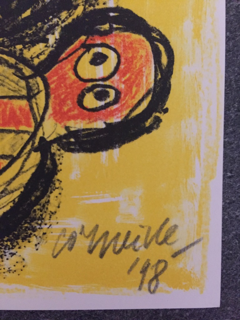 Corneille ( CoBrA ) originele zeefdruk/litho kopen? Bied vanaf 30!
