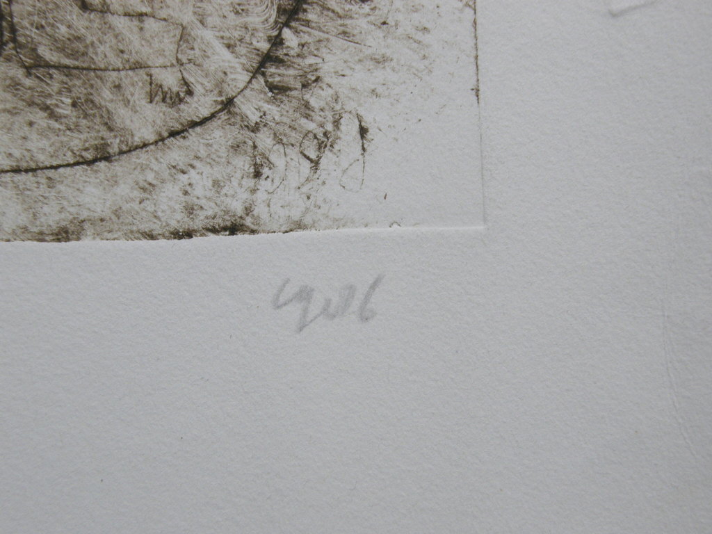 Anton Heyboer: ets, 1986, potlood gesigneerd kopen? Bied vanaf 85!