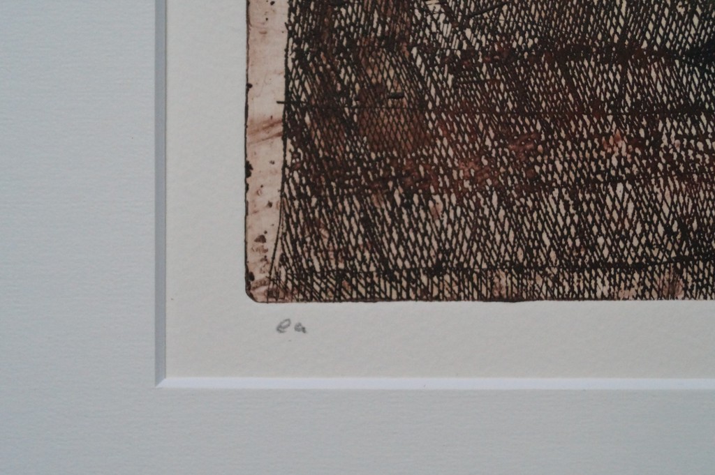 Jan Pieter van den Bos - gesigneerde ets - 2004 kopen? Bied vanaf 25!