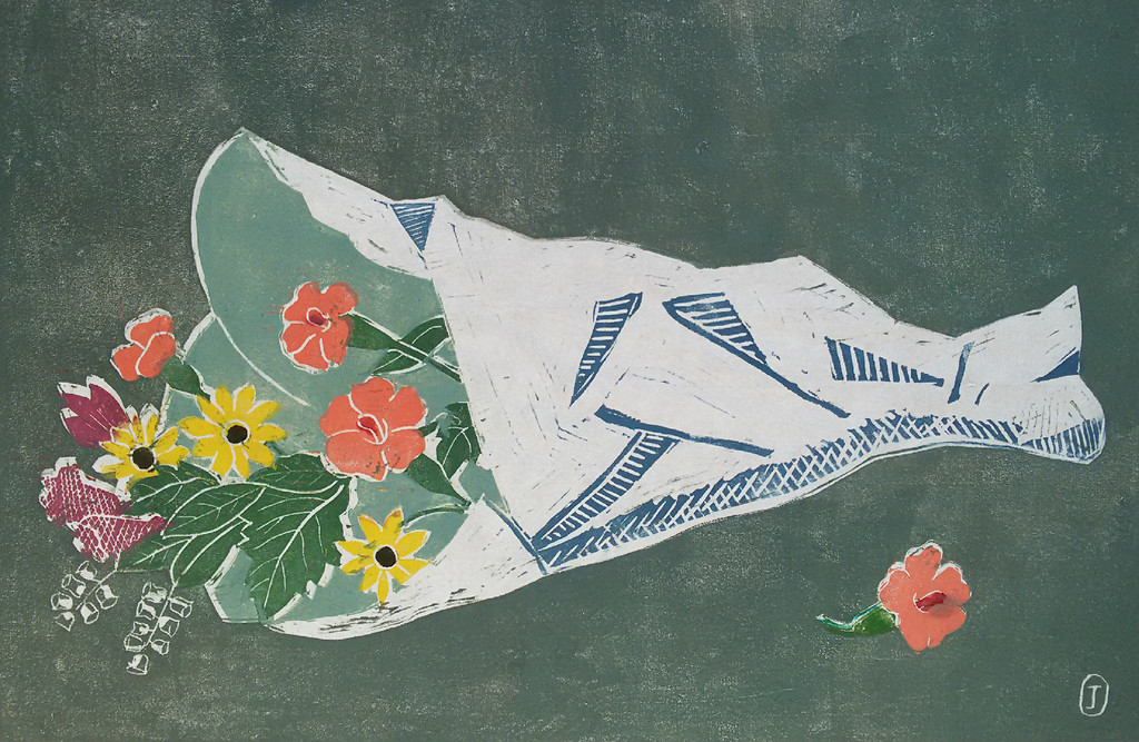 Jeanne Bieruma Oosting - De ruiker, kleurenhoutsnede kopen? Bied vanaf 125!