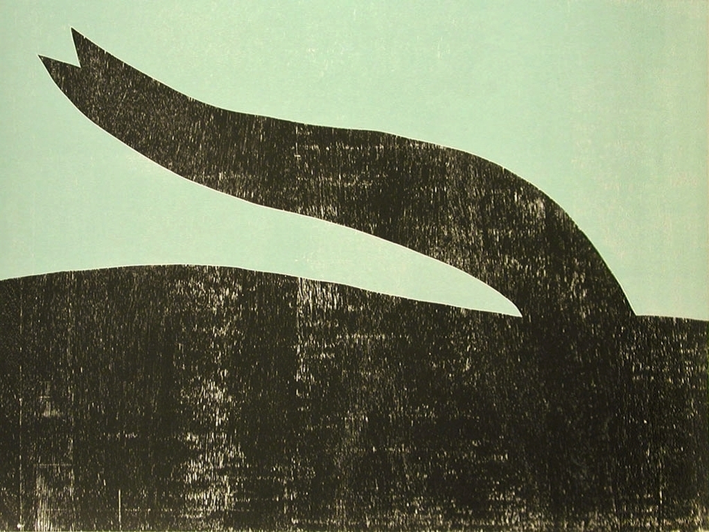 Klaas Gubbels - Houtdruk - La Ribeyre verkocht voor € 425!