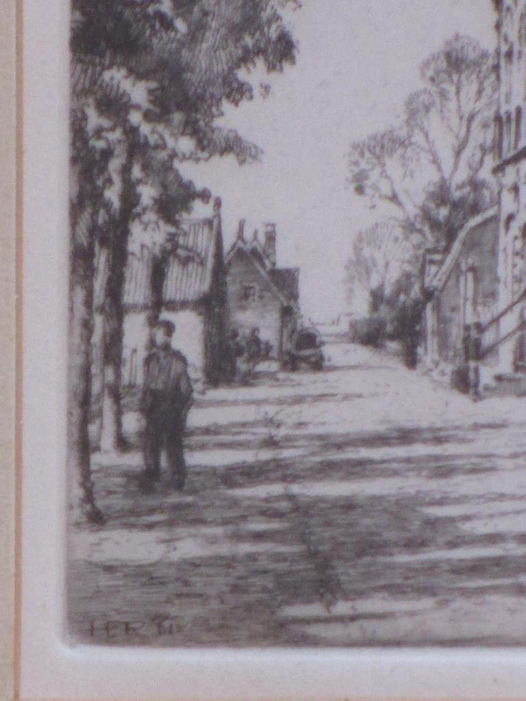Hendrikus Roodenburg - Hendrik Roodenburg, Raadhuis Graft, Ets kopen? Bied vanaf 35!