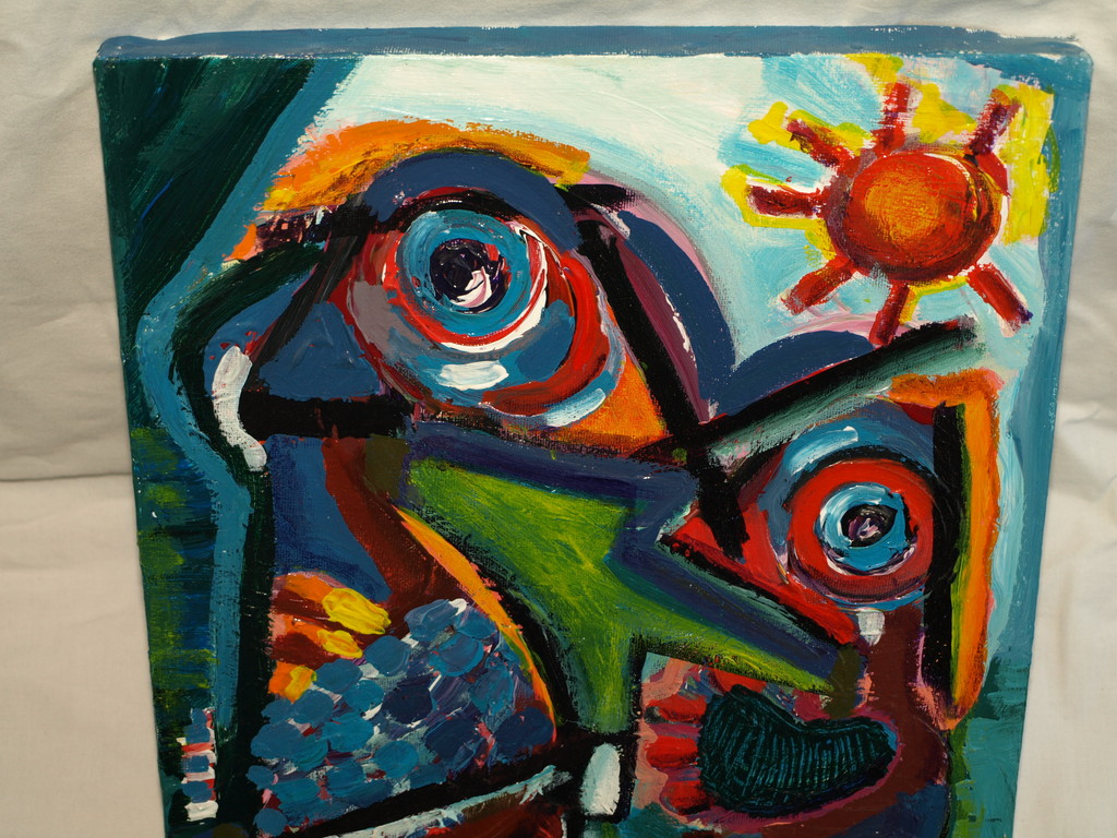 Jasper Banen (1962) – Acryl op doek – Abstract - Gesigneerd – 1999  kopen? Bied vanaf 65!