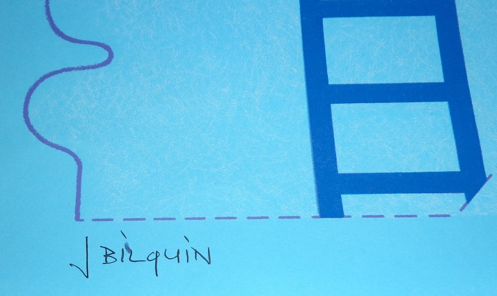 jean bilquin gent 1938 blauwe lithografie kopen? Bied vanaf 34!