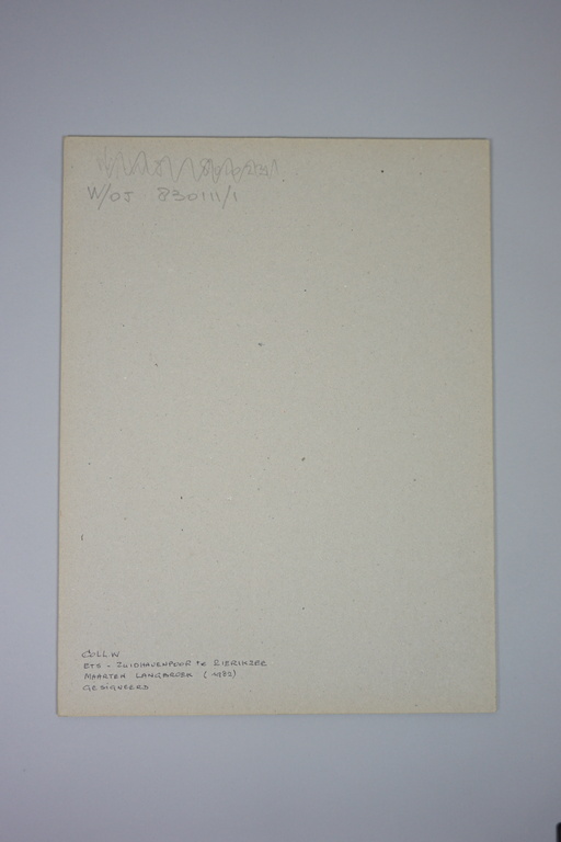 Maarten Langbroek - miniatuur ets - Zuidhavenpoort te Zierikzee - 1982 kopen? Bied vanaf 1!