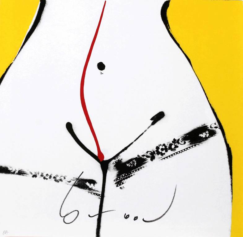 Herman Brood: Kleurenzeefdruk, Hips geel, oplage E.A. kopen? Bied vanaf 129!