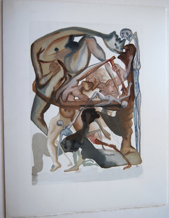 Salvador Dali, Houtgravure uit La Divine Comedie, 1960-64 kopen? Bied vanaf 50!