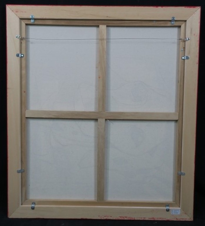 Meertje Kaal: Stof en Acryl op doek, Het roekeloze rendez-vous - Ingelijst kopen? Bied vanaf 1!