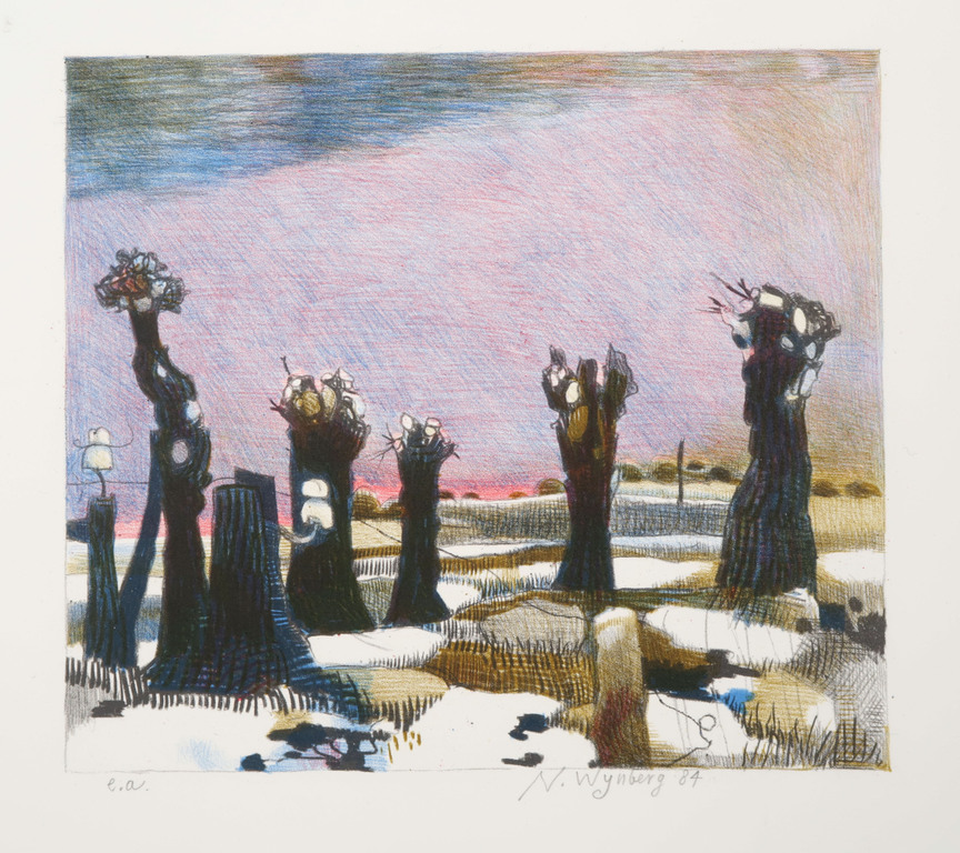 Nicolaas Wijnberg: Litho, Knotwilgen kopen? Bied vanaf 35!