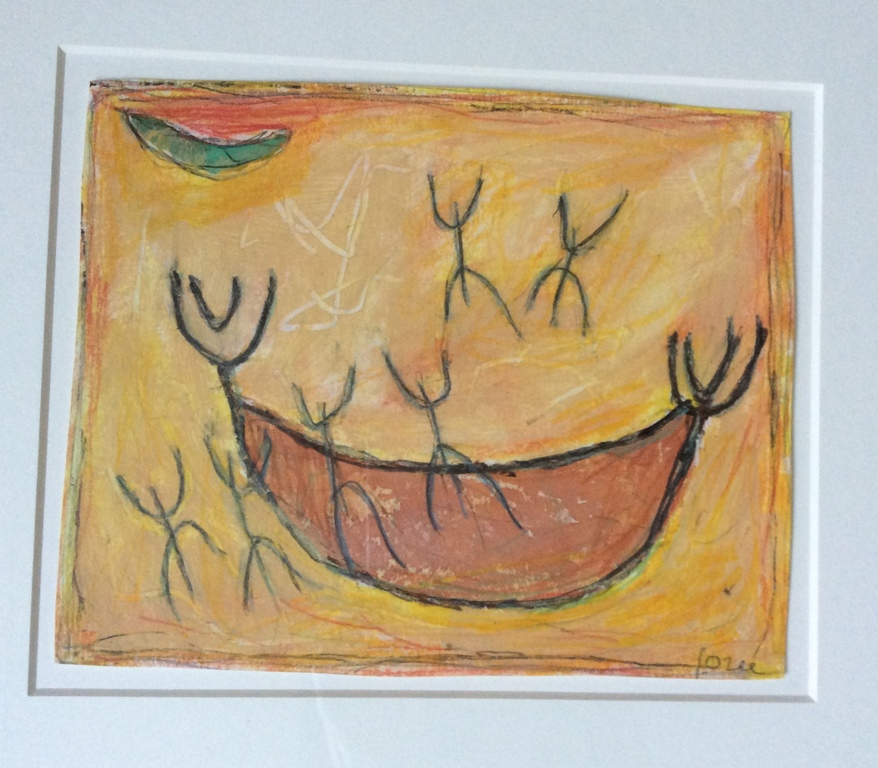 Jozée Dijkstra, zonder titel, Gemengd op papier. kopen? Bied vanaf 50!