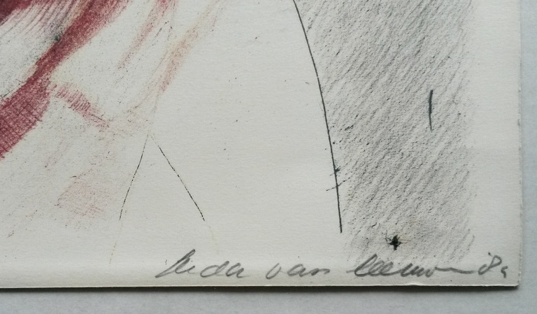 Gerda van Leeuwen - kleurenlitho - zonder titel - 1984 kopen? Bied vanaf 1!
