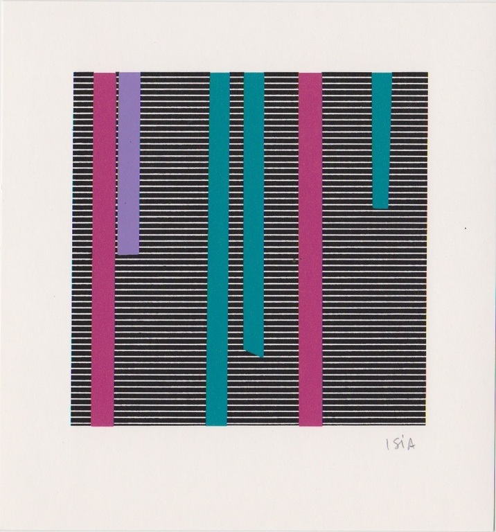 Isia Leviant: Twee lithografien, Op-art kopen? Bied vanaf 30!