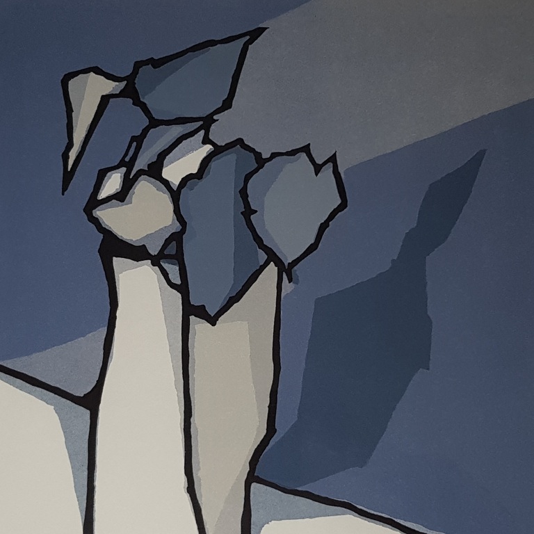 Fon klement (1930-2000) - houtsnede H.C., gesigneerd verkocht voor € 150!