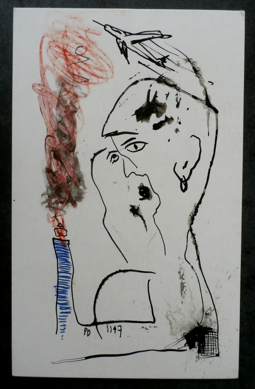 Pieter Drift - inkt/stifttekening - 1997 kopen? Bied vanaf 35!