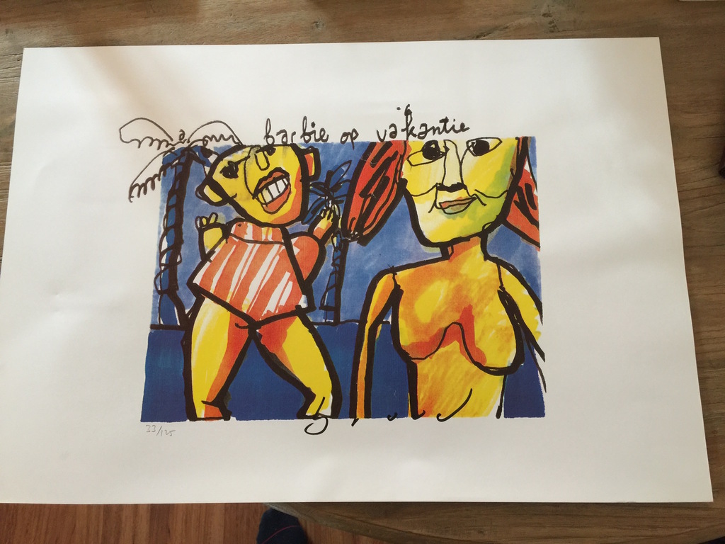 Kavel met Drie litho's en twee tekeningen van Brood kopen? Bied vanaf 200!