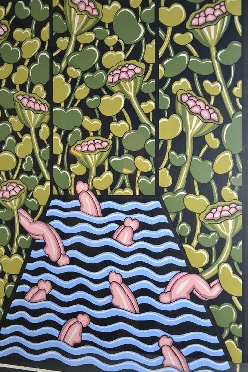 Robert Gordy: kleurenlitho Waterbabys kopen? Bied vanaf 100!