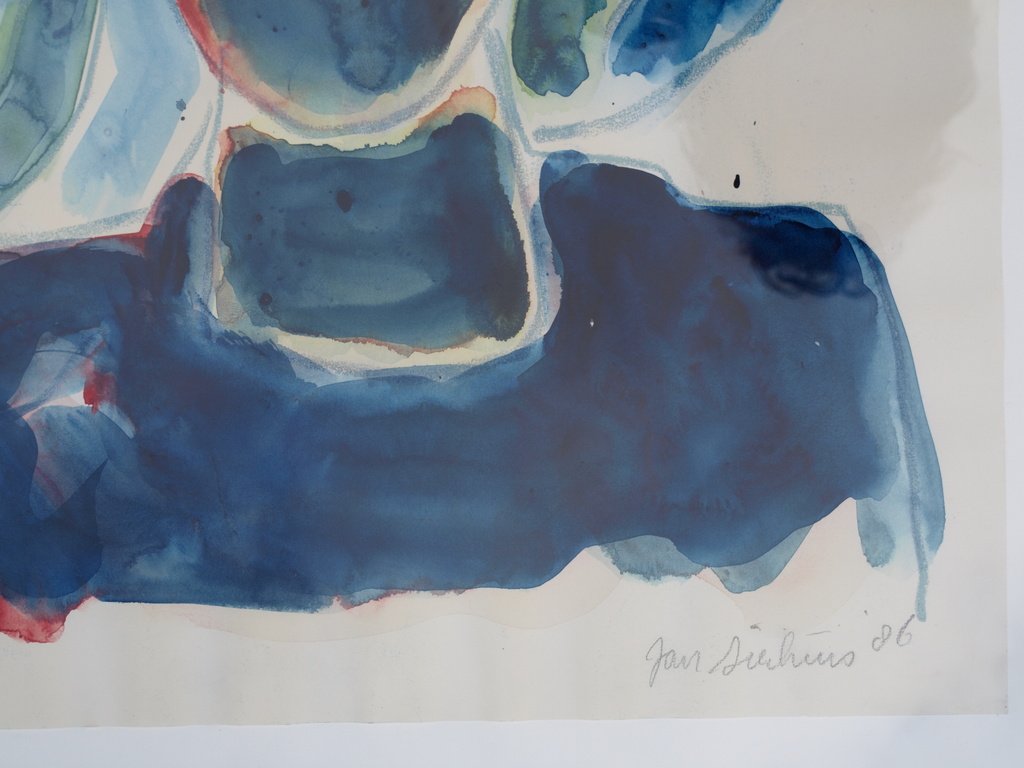 Jan Sierhuis : Aquarel, Ruiter – Gesigneerd & ingelijst - 1986  kopen? Bied vanaf 200!