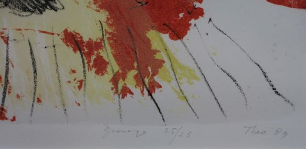 Theo Elfrink: Litho, Grosage - Ingelijst kopen? Bied vanaf 20!