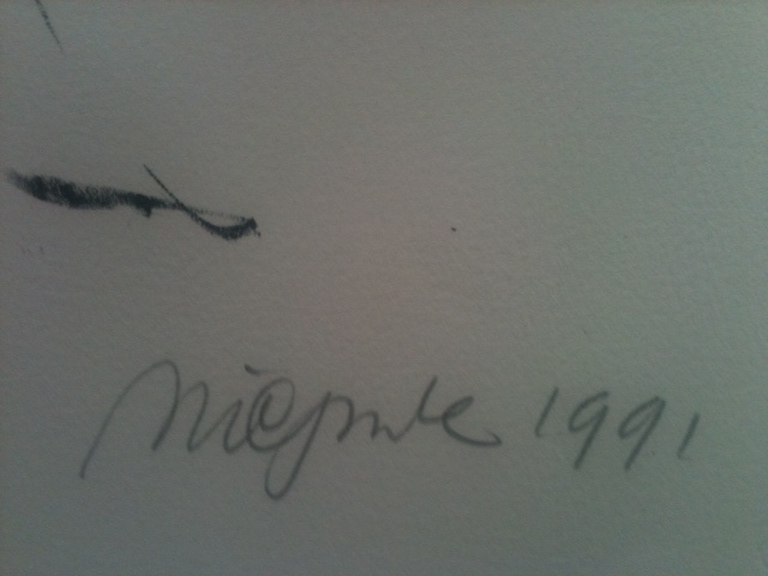 Nic Jonk: Exclusief direct op lithosteen getekend en daarna gedrukte litho. kopen? Bied vanaf 25!