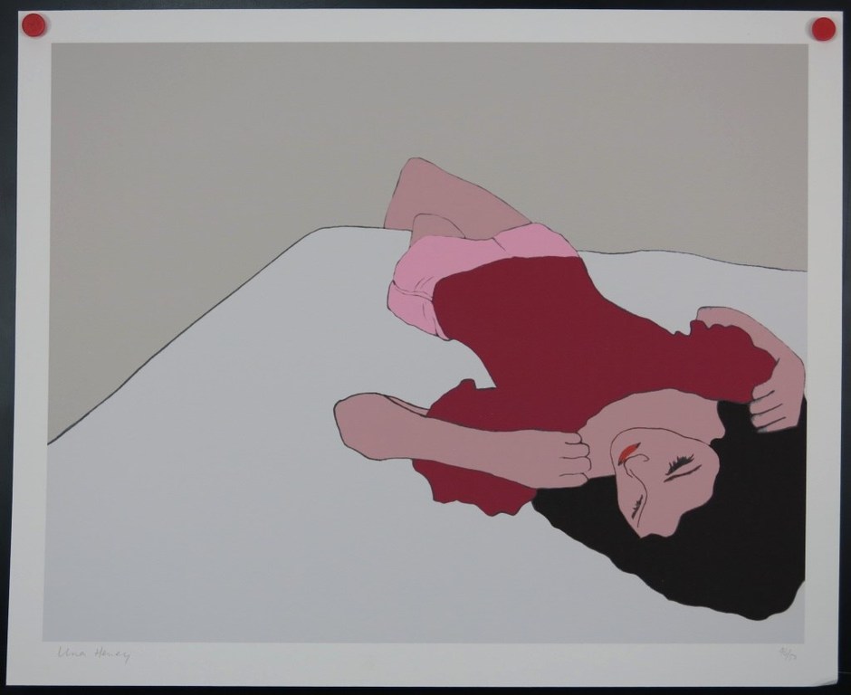 Una Henry: Piezografie, Girl on bed kopen? Bied vanaf 35!