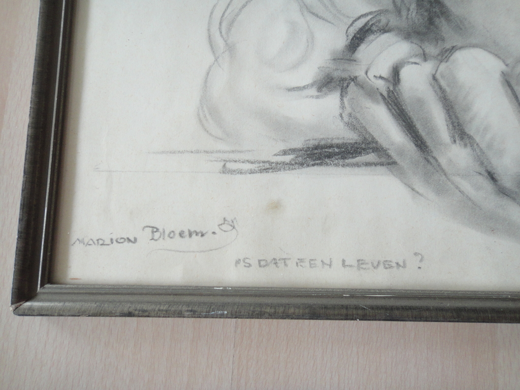 Karel van Seben, tekening, portret van Marion Bloem (is dit een leven?) kopen? Bied vanaf 1!