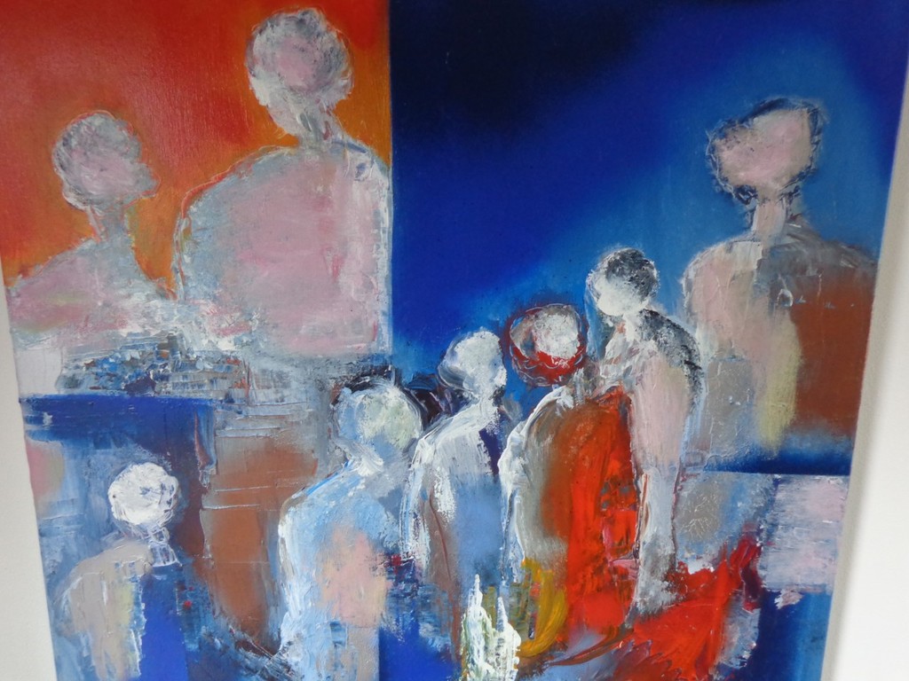 Marten Randa schilderij 'We will remember all of you' acryl op doek 100x100  kopen? Bied vanaf 150!