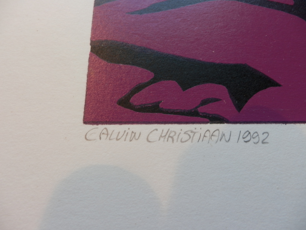 CALVIN CHRISTIAAN  ZEEFDRUK ÝELLOW AND BLUE kopen? Bied vanaf 1!