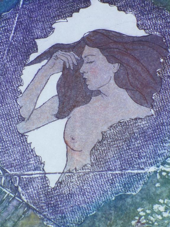 Anke Wessels, Dromenland, Ets/aquatint kopen? Bied vanaf 30!